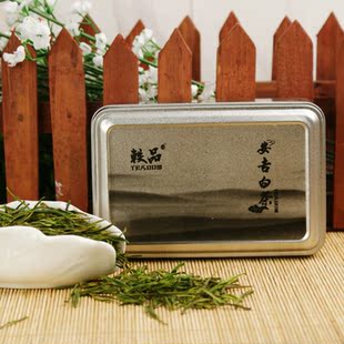  轶品 珍稀安吉白茶明前新茶一级50g礼盒装原产地绿茶春茶降压