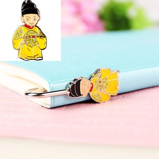  脸谱书签 王子 皇帝/送外国人小礼品/皇后/外事礼品/鲁周元素