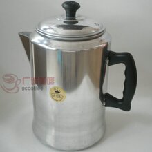 限时 折扣】金冠牌铝制咖啡壶 港式奶茶壶 冲茶壶 拉茶壶3000ml