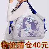 双色茉莉女包布包 春季人气新品简约百搭包黑眼睛 惊梦 单肩包229
