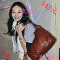时尚肩包 秀奇包袋 斜挎包 手袋 真皮女包 手拎包5059黄棕