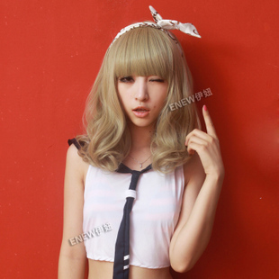 Qi Liu, pear head with short hair girls high temperature Siya hemp can blow hot