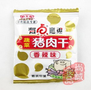  【限时特价】贵州特产 黔五福蔬菜猪肉干 香辣味 250g