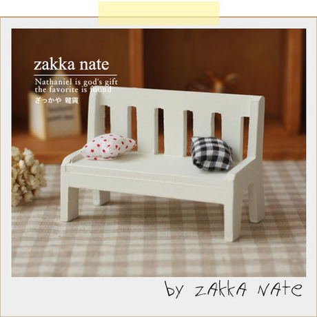 zakka杂货 迷你小家具 双人椅|沙发椅|拍摄道具