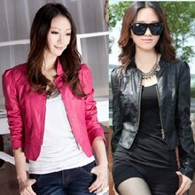 新款春装2012皮衣 短款外套  清仓特价PU机车原单皮夹克<span class=H>on</span><span class=H>ly</span> <span class=H>on</span>e