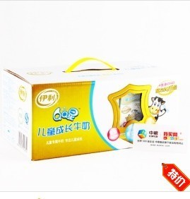  特价 伊利QQ星儿童成长牛奶－健骨型(15*190ml)北京3箱包邮