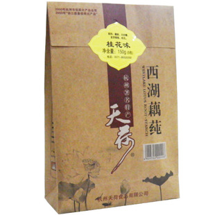  天荷藕粉 西湖藕莼 桂花 藕粉 杭州藕粉特产 速溶 150g 莲藕粉纯