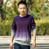 JackJones/杰克琼斯专柜正品 男式渐变设计针织衫24107双色