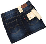 终极秒杀二 专柜同步LEVI'S505修身提臀牛仔裙牛仔短裙 x87