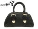 GUCCI古奇08新款黑色全皮波士顿淑女手提包