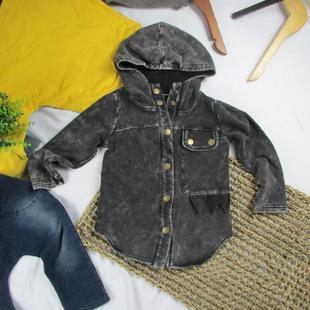 秋款 童装 儿童<em>开衫</em> 水洗棉绒<em>卫衣</em>外套 <em>男童</em>韩版