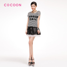 COCOON可可尼可可尼2012新品撞色圆领短袖连衣裙312202079