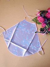 清雅梅花●妍希风情内衣6021-21★织锦缎/丝绸系带肚兜(单层)
