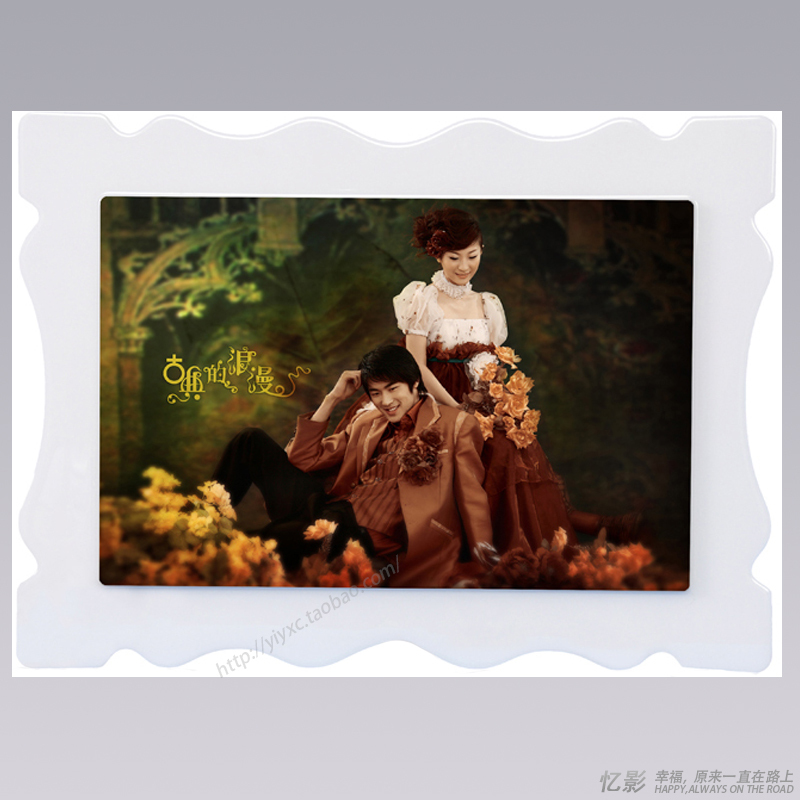 大尺寸定制南韩烤瓷水晶版画 <em>结婚照</em>放大 <em>照片</em>