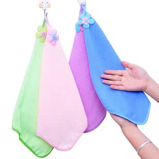 Three golden crowns hanging fiber Cartoon Super absorbent hand towel cleaning towel easy 30g