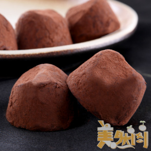  4盒包邮 新品 比利时进口德菲丝松露巧克力100g 黑色传统型 零食