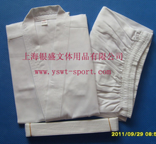 银盛 空手道道服,空手道服装,斜纹空手道服,130CM空手道服,特价啦