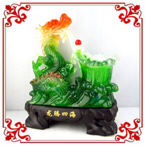 正品开光琉璃龙腾四海摆件/飞龙在天家居吉祥工艺品