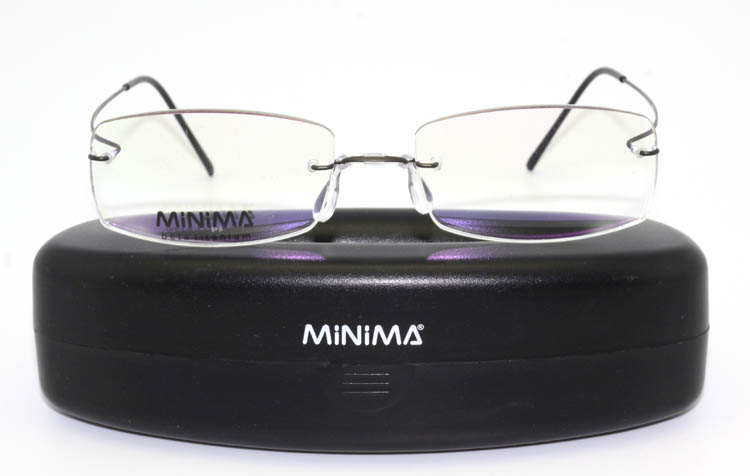 Authentic French MiNiMA Spectacle frame MO-19 myopia Eyeglass frame Frameless men and women Ultralight Fashionin the ZIPPO/Swiss Army Knife/Glasses , Frames category - from Buy2taobao.com to provide professional Taobao agent buy service
