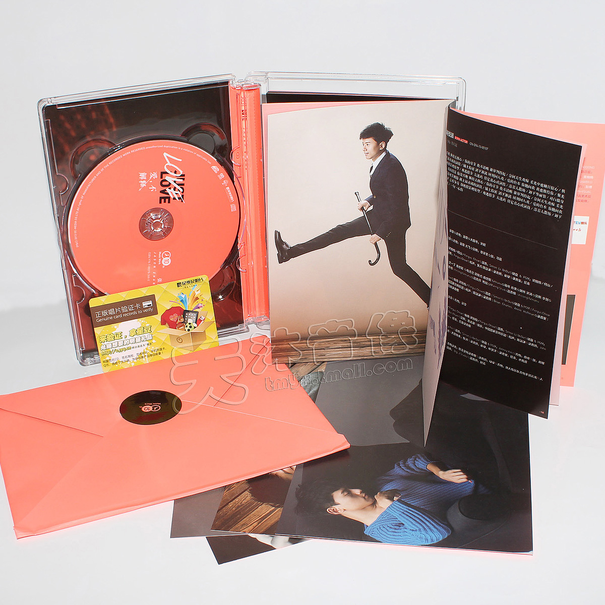 【正版包邮】张杰 爱不解释 2013专辑 CD+4张