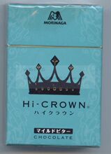 日本原装 MORINAGA 森永 Hi-CROWN 苦味巧克力 47g 3条盒装