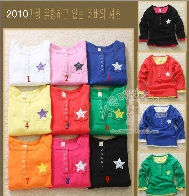 补货到店销售过千2010春风靡韩国9色糖果套头衫打底衣