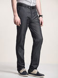 Meng Diai Mo Mulberry silk linen blend men's 2012 new style low-key luxury jeans 065312205