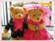结婚送礼自用首选 婚纱礼服Teddy熊