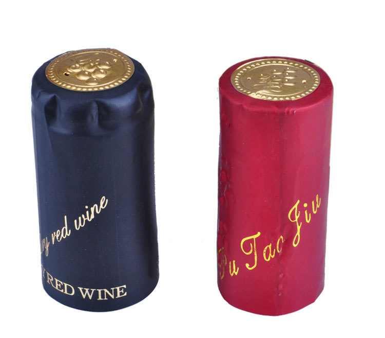 PVC热缩帽自酿红酒葡萄酒瓶封口盖红酒瓶软