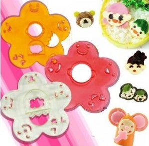  神奇大变脸2 便当表情造型器 美食DIY饭团寿司模具套装 3件套