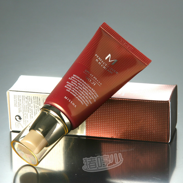 情人节 Missha/谜尚 迷尚四重大红色 裸妆BB霜 正品 遮瑕 21#23#