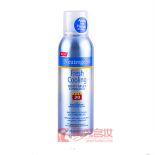 Neutrogena露得清清凉身体防晒喷雾SPF30 141.5g冰凉防辐射
