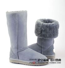 真人秀2010专柜新款ugg雪地靴5815高帮羊皮毛一体短靴清仓