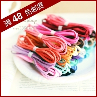  DIY饰品材料配件 3mm 彩色 鹿皮绳 韩国绒 A