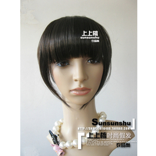 Flow haiqiliuhai wig comb hairpiece with temples at  fringe fringe