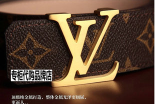  香港代购 专柜正品LV皮带男士女士真皮腰带带发票支持验货现货
