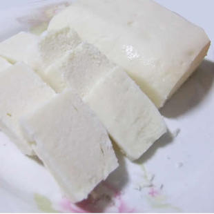  锡盟镶黄旗奶豆腐自制 鲜奶奶豆腐 无添加剂 无糖原味 250克