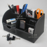 7折包邮 多功能组合笔筒 创意桌面收纳盒 高档商务办公用品 A259