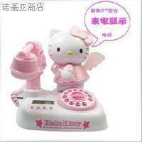 Проводной и DECT-телефон 正品粉红kt猫仿古电话机hello kitty电话机来电显示电话机