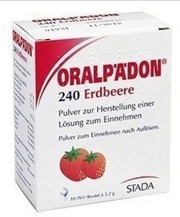 现货德国代购Oralpaedon240电解质水宝宝腹泻