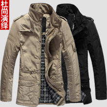2012春装新款男士精品男装加厚立领夹克男款修身时尚休闲外套潮
