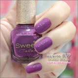 满额包邮 正品sweet color环保指甲油 性感甜美紫色恋爱
