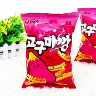  限区包邮 韩国进口食品膨化农心红薯条地瓜条休闲零食好吃现货55g
