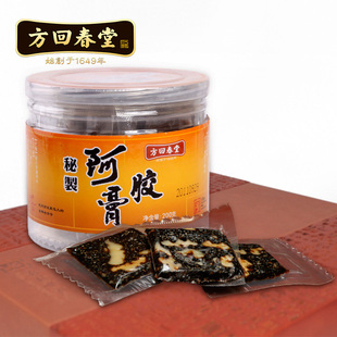  方回春堂 秘制阿胶膏 即食东阿镇福牌阿胶糕 200g 滋补膏方正品