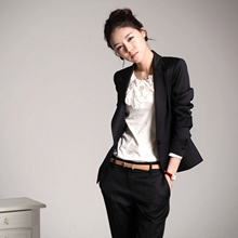 淘宝网职业装女装ol套装女裤韩版时尚修身女士正装工作服制服西装两件套
