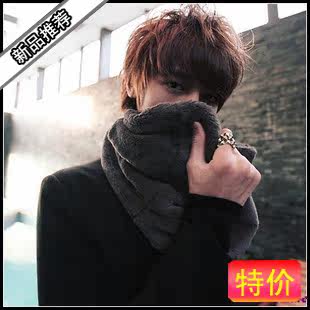 2011秋冬新款 韩版 男士围巾 保暖围脖 男 围巾 情侣清仓特价