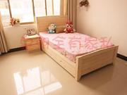 实木床单人床双人床成人床儿童床松木床1米1.2米1.35米1.5米1.8米