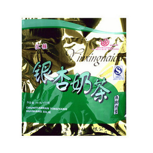  江苏中国大陆包装袋装奶茶奶茶藕粉麦片冲饮品含糖老汇强银杏奶茶