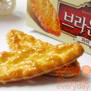  韩国饼干 韩国原装乐天树叶饼干-蜂蜜烤制真的好好吃90(170)g