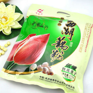  浙江杭州特产 西湖藕粉 纯576克 减糖桂花莲子畅销30年质量有保障